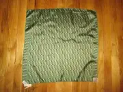 NWT Vintage ECHO Green Square Dots Geometric Silk Blend Square Scarf 20" Japan