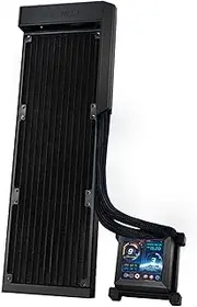 Lian Li HydroShift LCD 360 AIO Liquid CPU Cooler with 2.88in LCD Panel (without fans) - Black (GHSLCD36NB)