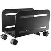 MP-CPB-4 Single Black Computer Tower Desktop ATX-Case, CPU Steel Rolling Stan...