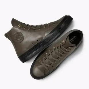 【CONVERSE】休閒鞋 男鞋 女鞋 帆布鞋 高筒 皮革 CHUCK 70 BACK ZIP HI 綠 A02110C