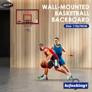 Genki Indoor Mini Basketball Hoop Door Wall Mounted Backboard Ring Net 110x70cm