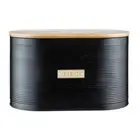 Typhoon Living Otto Bread Bin Black | 34x20cm