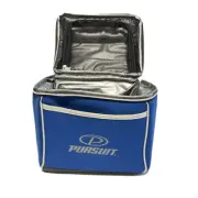 Pursuit Boat Insulated Lunch Box Bag Cooler Blue Soft MultiPurpose Zip Close NEW
