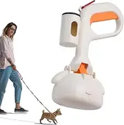 Pooper Scooper,Non-Breakable Poop Scooper With Bag | Cat Litter Scoops for Indoor Outdoor Puppy Training Park Visits Horse Stalls Rabbit Cages