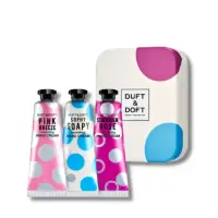 在飛比找momo購物網優惠-【DUFT&DOFT】韓國香水護手霜精緻鐵盒套組(25mlx