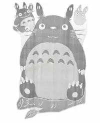 在飛比找樂天市場購物網優惠-真愛日本 日本製 造型長門簾 灰龍貓 龍貓totoro 宮崎
