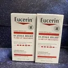 2X Eucerin Eczema Relief Flare-up Treatment Skin Cream 5 Oz - Exp: Read Descrip