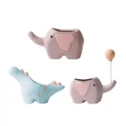 Plants Potted Ceramic Ornament Mini Bonsai Cactus Planter Home Decoration