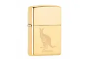 Zippo Kangaroo High Polish Brass Windproof Lighter