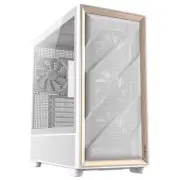 Antec FLUX WHITE 5 x PWM Fans Mid-Tower E-ATX PC Case White