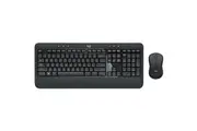 Logitech MK540 Advanced Wireless Keyboard Mouse Combo - USB Receiver 10 Meter Wireless Connection Plug and Play Contoured Mouse 920-008682