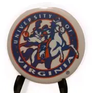 3" Button Badge Pin ~ UVA ~ Virginia Cavaliers ~ Team Logo Button ~ NEW