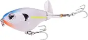 1Pc Topwater Fishing Lure Whopper Popper Artificial Bait Hard Plopper Soft Rotating Tail Bass Pike Fishing Tackle Fishing Baits