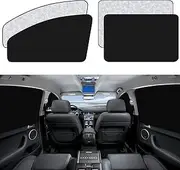 ZATOOTO Car Window Sun Shades Covers - 4 Pcs Magnetic Privacy Side Sunshades Blackout Auto Camping Curtains Accessories for Sleeping Family and Women Men Kids Baby
