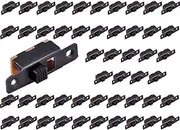 CLDIY Slide Switch Panel Mount 3 Solder Tag Pin On/Off 2 Position Pack of 50