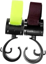 CHILDWEET Multi-Function Stroller Hooks Stroller Strap Hooks Motorcycle Hook Electric Scooter Accessory Sturdy Compact