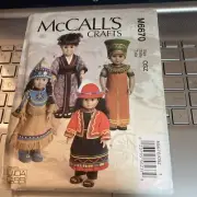 Uncut McCall's Crafts 18" DOLL CLOTHES PATTERN #M6670