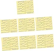 VICASKY Guitar Stickers Pack 7pcs Fretboard Decals for Classical Acoustic Electric Guitar Easy Install Remove