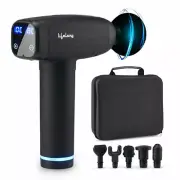 LIFELONG GUN MASSAGER DEEP TISSUE BODY MASSAGE MACHINE FOR FULL BODY PAIN RELIEF