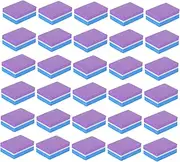 SOESFOUFU 50pcs Dual Sided Sponge Nail Buffers for Women Portable Nail Art Tools Safe Manicure Buffing Blocks and Polishing at Home