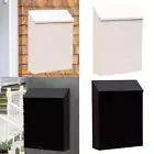 Mailbox with Lock, Wall Mounted Mailbox, Rainproof Hanging Mailbox, Newspaper