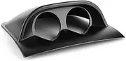 XTevu Universal Auto Interior Accessory - 2in Dash Gauge Pod Dual Hole Car Meter Mount Holder Bracket Dashboard Gauge Cup(black)