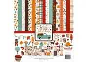 Echo Park Paper HAPPY FALL 12x12 Scrapbook Cardstock Collection Kit