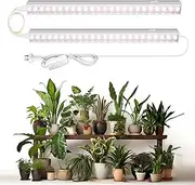 T5 Grow Lights for Indoor Plants,5000K Full Spectrum Sunlight Grow Light with Switch,Plug and Play,High PPFD,2 Pack