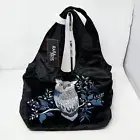 NEW DESIGNER IRIS APFEL OWL PURSE RARA AVIS Tote Velvet Black Embroidered