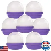 Capsule Vending Machine Translucent Purple Acorn Capsules Empty 50 pcs 2 inch