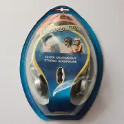 Retro Vintage Crest Electronics SH101 Ultra lightweight Headphones Brand New