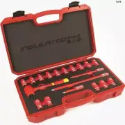 Titan 68100 19 Piece 3/8" Drive 6 Point Metric Insulated Socket Set Brand New!