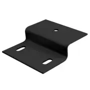10 Packs Black Z Bracket 3"L x 1-1/2"W x 5/8"H Double Angle Channel Profile C...