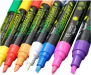 Liquid Chalk Markers - Chalkboard Marker Erasable on Blackboard, Glass, Windo...