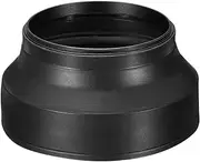 uxcell 77mm Camera Lens Hood, Rubber Collapsible Lens Protector Anti-Reflection Blocks Excess Sunlight to Reduce Lens Flare and Glare, Enhance Camera Photography and Video, Black