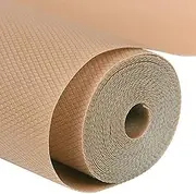 ElastPro 3 Rolls X 1.5 m X 45 cm EVA Anti Slip Mat/Sheet for Fridge, Bathroom, Kitchen, Drawer, Shelf Liner (Beige, Pack of 3)