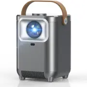 【Electric Focus & Auto Keystone】Portable Projector with WiFi and Bluetooth, 1...
