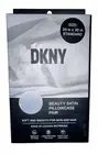 DKNY Beauty Satin Pillowcase Set (GRAY SILVER STANDARD) For Skin & Hair NEW BOX