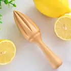 Ten-corner Shape Wooden Lemon Squeezer Manual Juicer Fruit Juice ExtractorYUSL