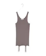 SEAMLESS RIB TANK TOP S,L,M Mist purple-red