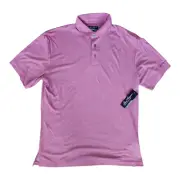 Ben Hogan Polo Shirt Adult Pink Performance Golf Casual Mens Size S or M New NWT
