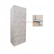 TCS Extra Large 8 Door Metal Steel Storage Locker Alloy Locks SCHOOL GYM OFFICE STAFF