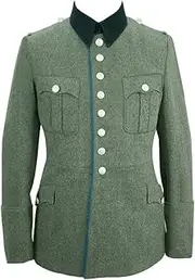 [militaryharbor] WW2 WWII German Heer M27 Officer Transport Unit Wool Piped Dress Tunic Jacket II