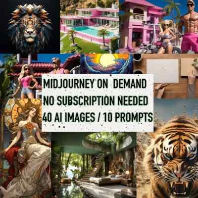 MIDJOURNEY - Request any image | Graphics on demand | Mockup generator