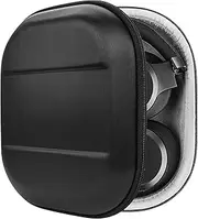 Geekria Shield Headphones Case Compatible with JBL Tune 770NC/750, Live 650BTNC, Tour ONE, E65 BTNC, Replacement Hard Shell Travel Carrying Bag with Cable Storage (Black)