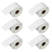 6 Rolls 2x1 Direct Thermal 1300 Labels for Zebra Eltron 2844 ZP450 ZP500 ZP505