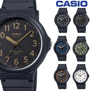 【CASIO】MW-240-1B2 簡約俐落大三針/清楚的時刻MW-240系列/男用款/43mm【第一鐘錶】