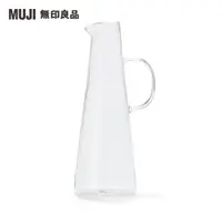 在飛比找momo購物網優惠-【MUJI 無印良品】玻璃花瓶/水瓶型.透明