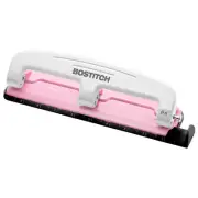 Bostitch EZ Squeeze InCourage Three-Hole Punch 12-sheet Pink (ACI2188)