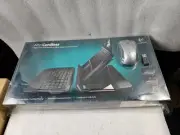 Logitech Alto Cordless Keyboard +V320 w/Wireless Mouse And Laptop Stand Kit New